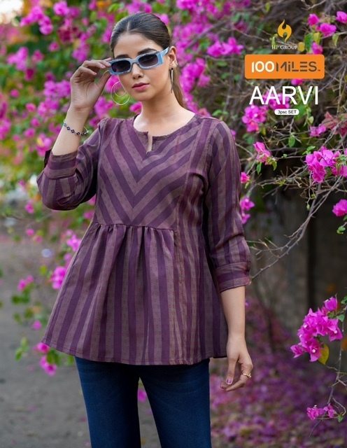 100-MILES-AARVI-COTTON-SHORT-TOPS-MANUFACTURER-SURAT-1