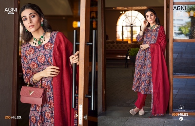 100-MILES-AGNI-READYMADE-KURTI-PANT-WITH-DUPATTA-CATALOGUE-4