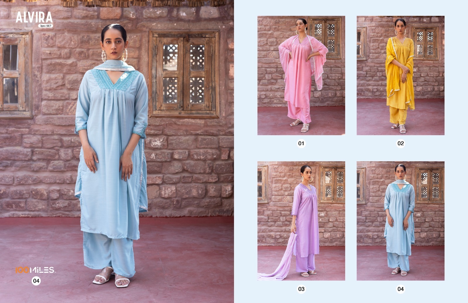 100-MILES-ALVIRA-EMBROIDERY-KURTIS-WHOLESALER-SURAT-4