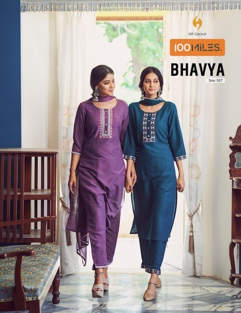 100-MILES-BHAVYA-READYMADE-KURTI-PANT-WITH-DUPATTA-LATEST-CATALOGUE-1