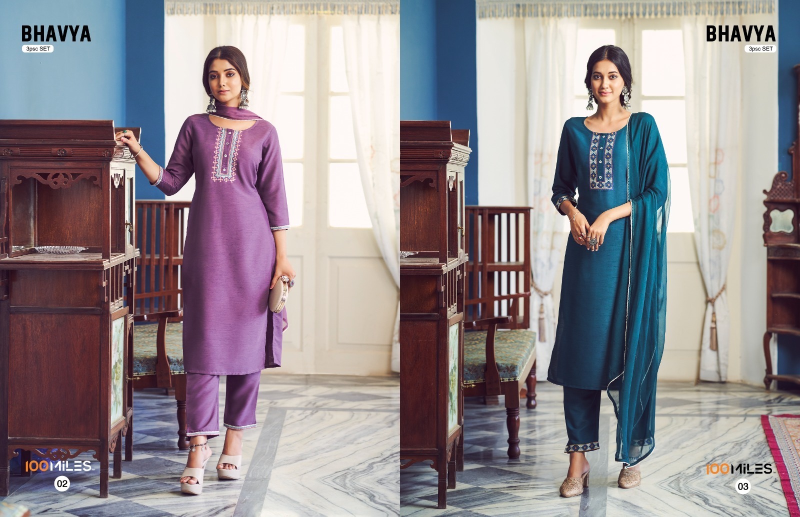 100-MILES-BHAVYA-READYMADE-KURTI-PANT-WITH-DUPATTA-LATEST-CATALOGUE-3