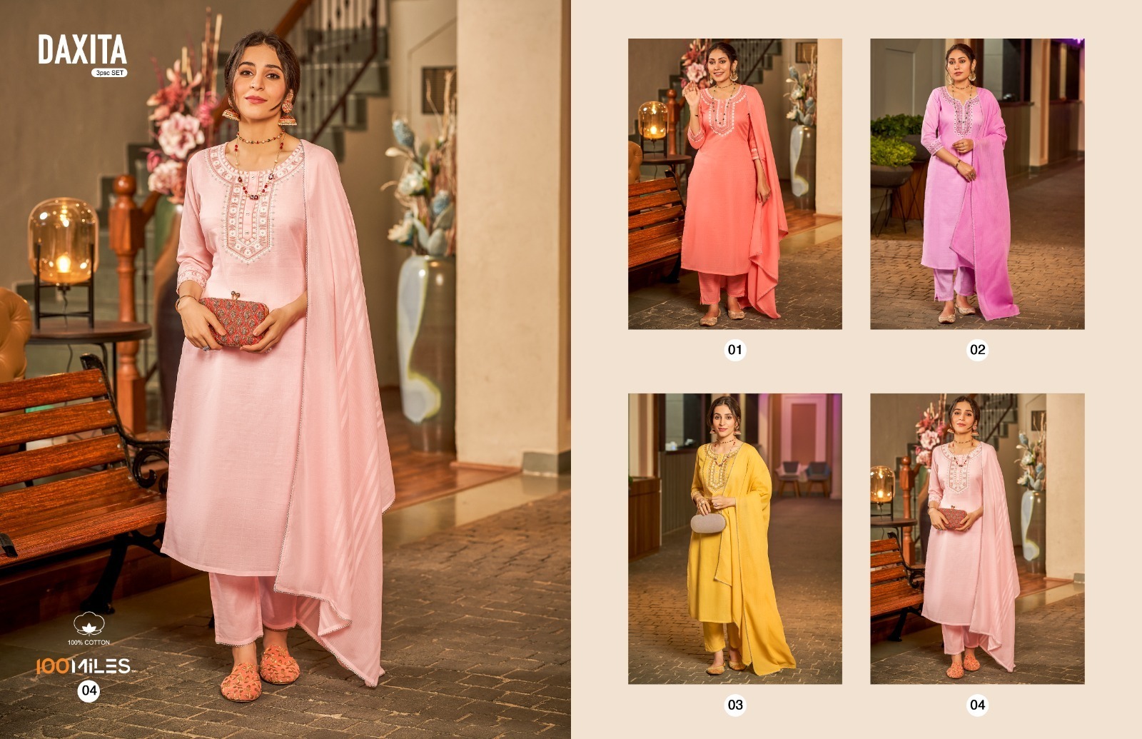 100-MILES-DIXITA-KURTI-PANT-WITH-DUPATTA-MANUFACTURER-SURAT-2