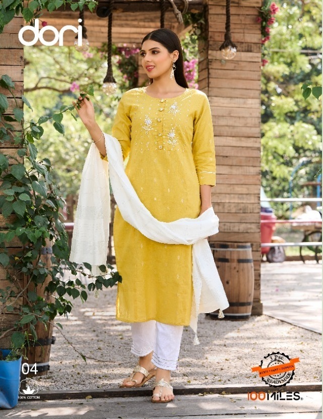100-MILES-DORI-KURTI-PANT-WITH-DUPATTA-AT-WHOLESALER-SURAT-3