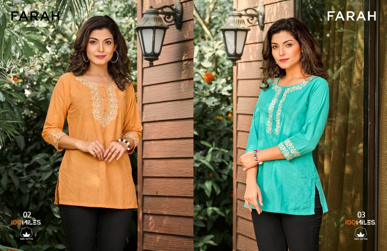 100-MILES-FARAH-SHORT-KURTIS-MANUFACTURER-SURAT-3