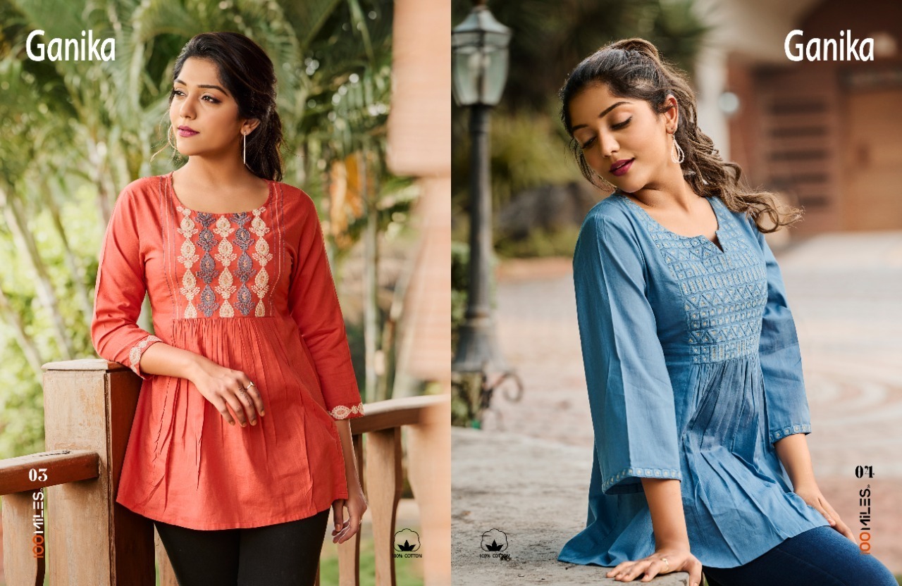 100-MILES-GANIKA-COTTON-SHORT-TOPS-MANUFACTURER-SURAT-2