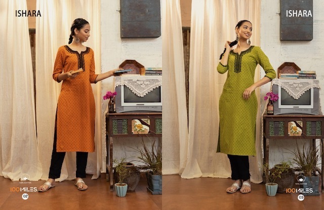 100-MILES-ISHARA-COTTON-EMBROIDERY-KURTIS-MANUFACTURER-SURAT-2