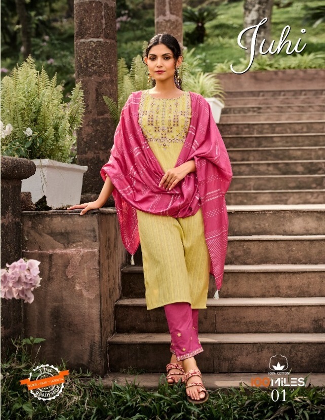 100-MILES-JUHI-KURTI-PANT-WITH-DUPATTA-LATEST-CATALOGUE-1