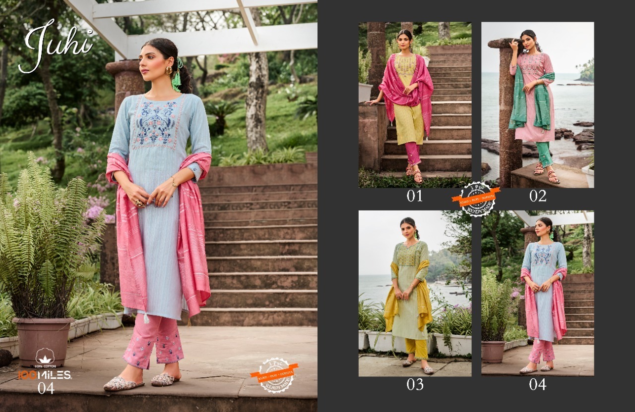 100-MILES-JUHI-KURTI-PANT-WITH-DUPATTA-LATEST-CATALOGUE-4
