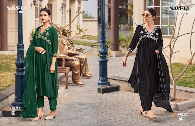 100-MILES-NAVELI-GEORGETTE-KURTI-PANT-WITH-DUPATTA-LATEST-CATALOGUE-3