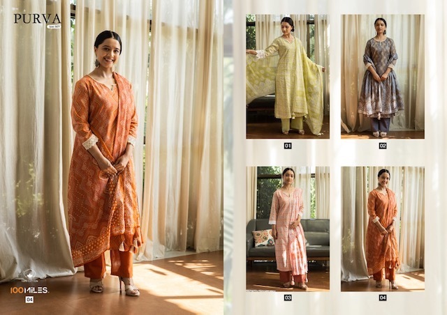 100-MILES-PURVA-KURTI-PANT-WITH-DUPATTA-WHOLESALER-SURAT-2