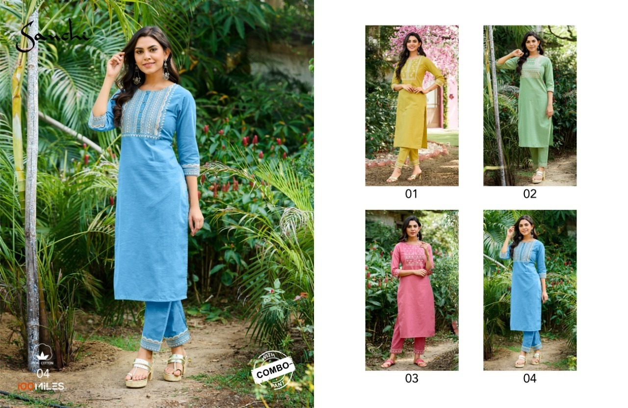 100-MILES-SANCHI-LINEN-COTTON-KURTIS-WITH-PANT-AT-WHOLESALE-2