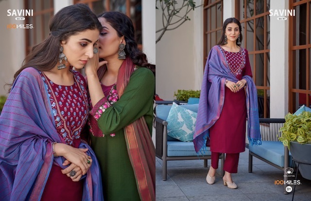 100-MILES-SAVINI-READYMADE-KURTI-PANT-WITH-DUPATTA-WHOLESALER-SURAT-3