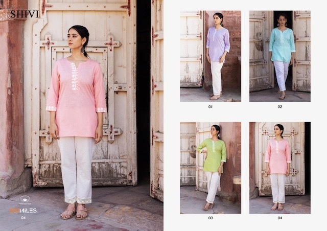 100-MILES-SHIVI-COTTON-EMBROIDERY-SHORT-KURTIS-SUPPLIER-SURAT-4