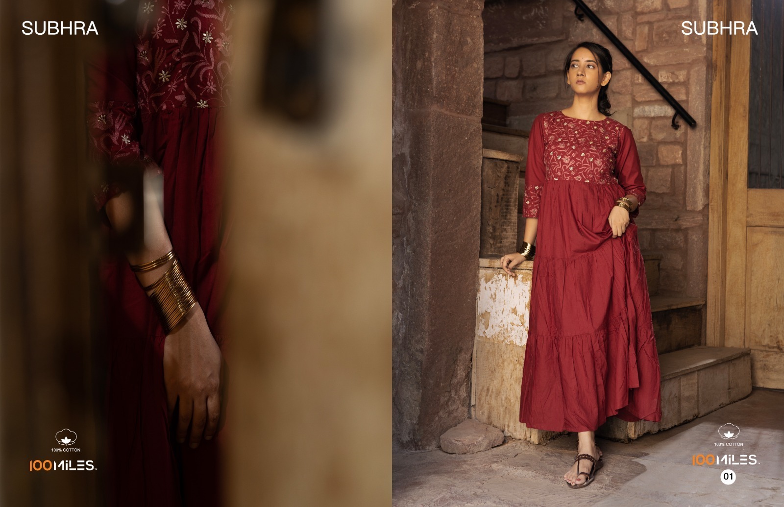 100-MILES-SUBHRA-COTTON-EMBROIDERY-KURTIS-WHOLESALER-SURAT-2