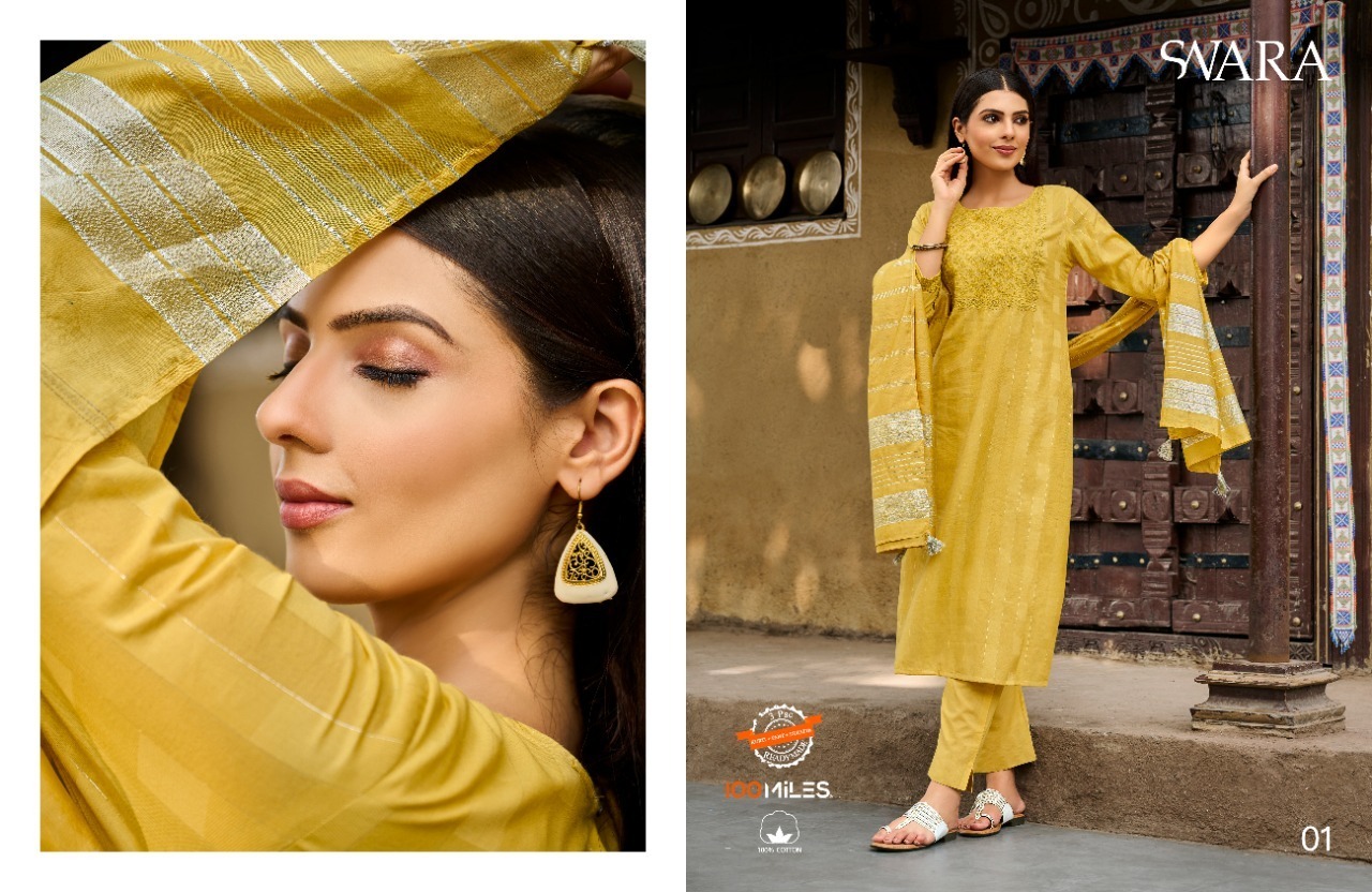 100-MILES-SWARA-KURTI-PANT-WITH-DUPATTA-AT-WHOLESALER-SURAT-4
