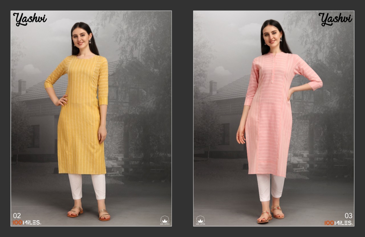 100-MILES-YASHVI-COTTON-STRAIGHT-KURTIS-LATEST-COLLECTION-2