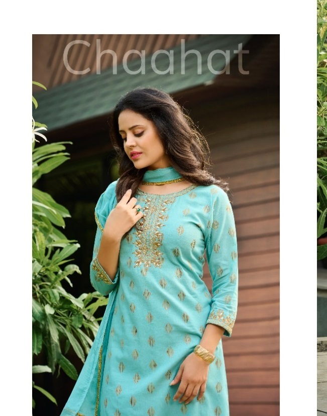 100MILES-CHAAHAT-KURTI-PANT-WITH-DUPATTA-AT-WHOLESALER-SURAT-1