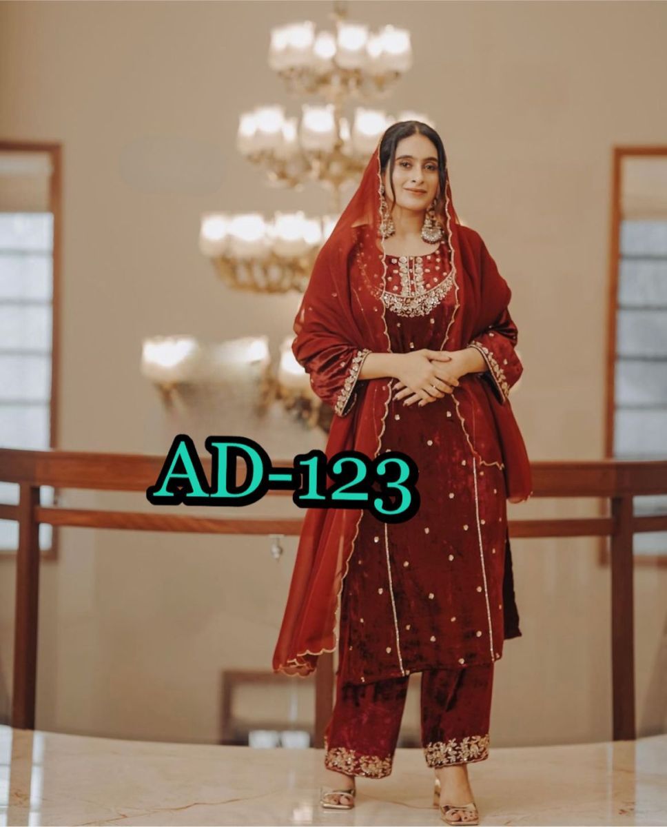 AAROHI-DESIGNER-AD-123-VELVET-SUITS-WHOLESALE-1