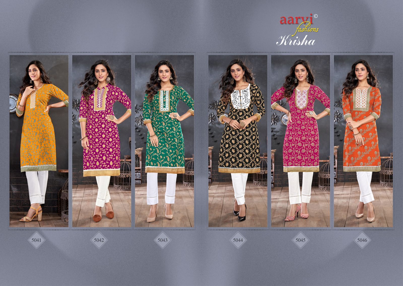 AARVI-FASHION-KRISHA-LOW-RANGE-KURTI-WITH-PANTS-LATEST-COLLECTION-6