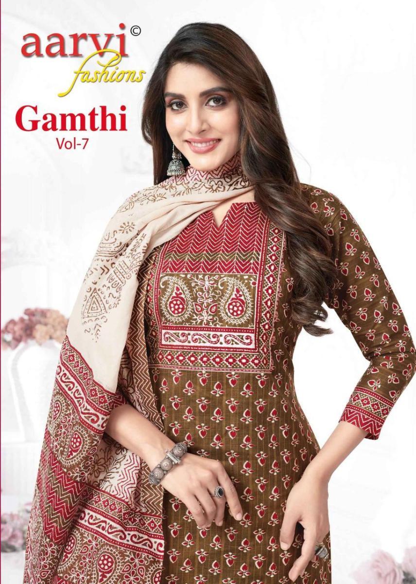 AARVI-GAMTHI-VOL-7-COTTON-PRINTED-SUITS-WHOLESALER-4