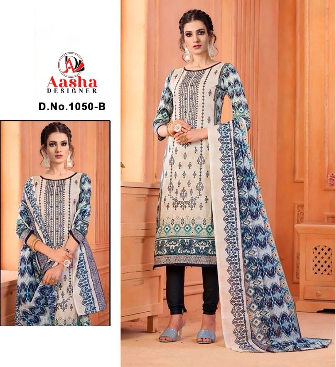AASHA-DESIGNER-1050-B-COTTON-SALWAR-SUITS-1
