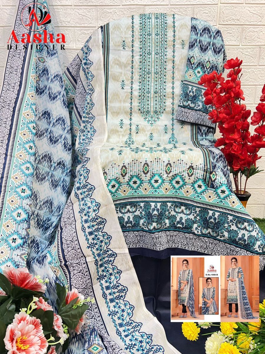 AASHA-DESIGNER-1050-B-COTTON-SALWAR-SUITS-2