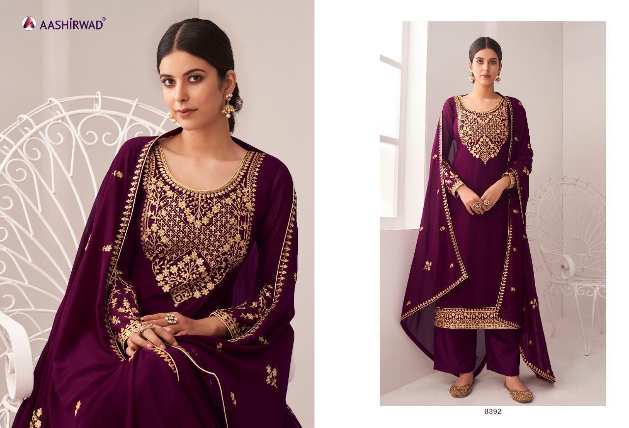 AASHIRWAD-ANITA-8390-TO-8395-SERIES-PARTY-WEAR-SUITS-SUPPLIER-SURAT-8