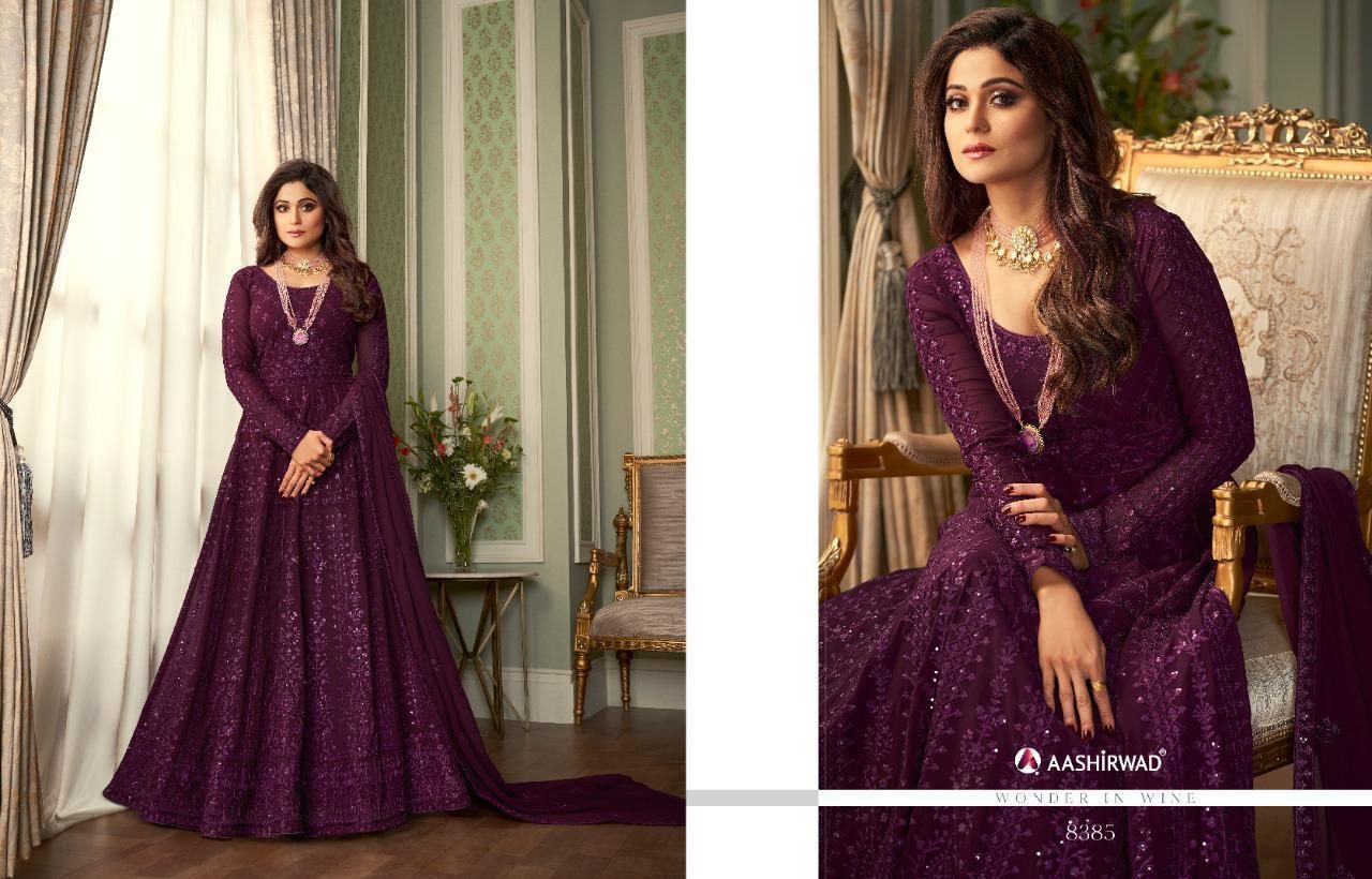 AASHIRWAD-AVNI-D.No-8385-TO-8389-HEAVY-EMBROIDERED-SUITS-AT-BEST-PRICE-6