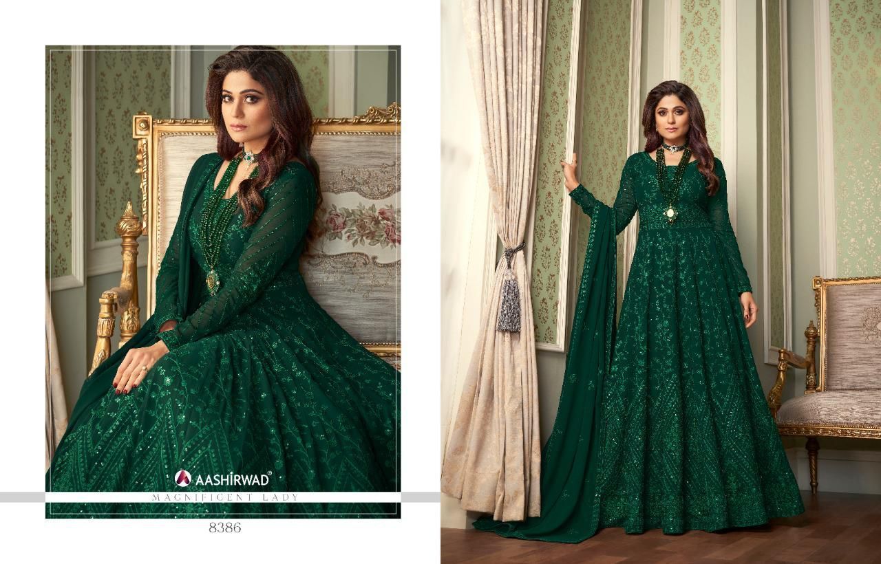 AASHIRWAD-AVNI-GEORGETTE-PARTY-WEAR-SUITS-WHOLESALE-2
