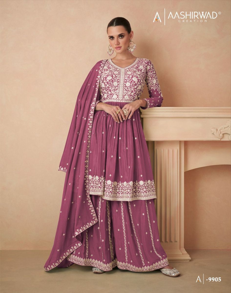 AASHIRWAD-CREATION-AAHANA-PRO-DESIGNER-CHINNON-SILK-SUIT-SUPPLIER-IN-SURAT-3