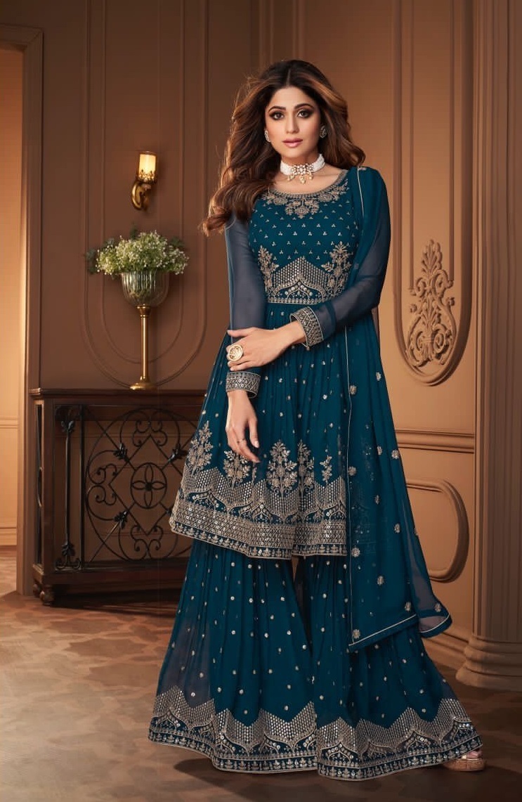 AASHIRWAD-CREATION-HEROINE-8696-SERIES-GEORGETTE-SALWAR-KAMEEZ-AT-SURAT-1