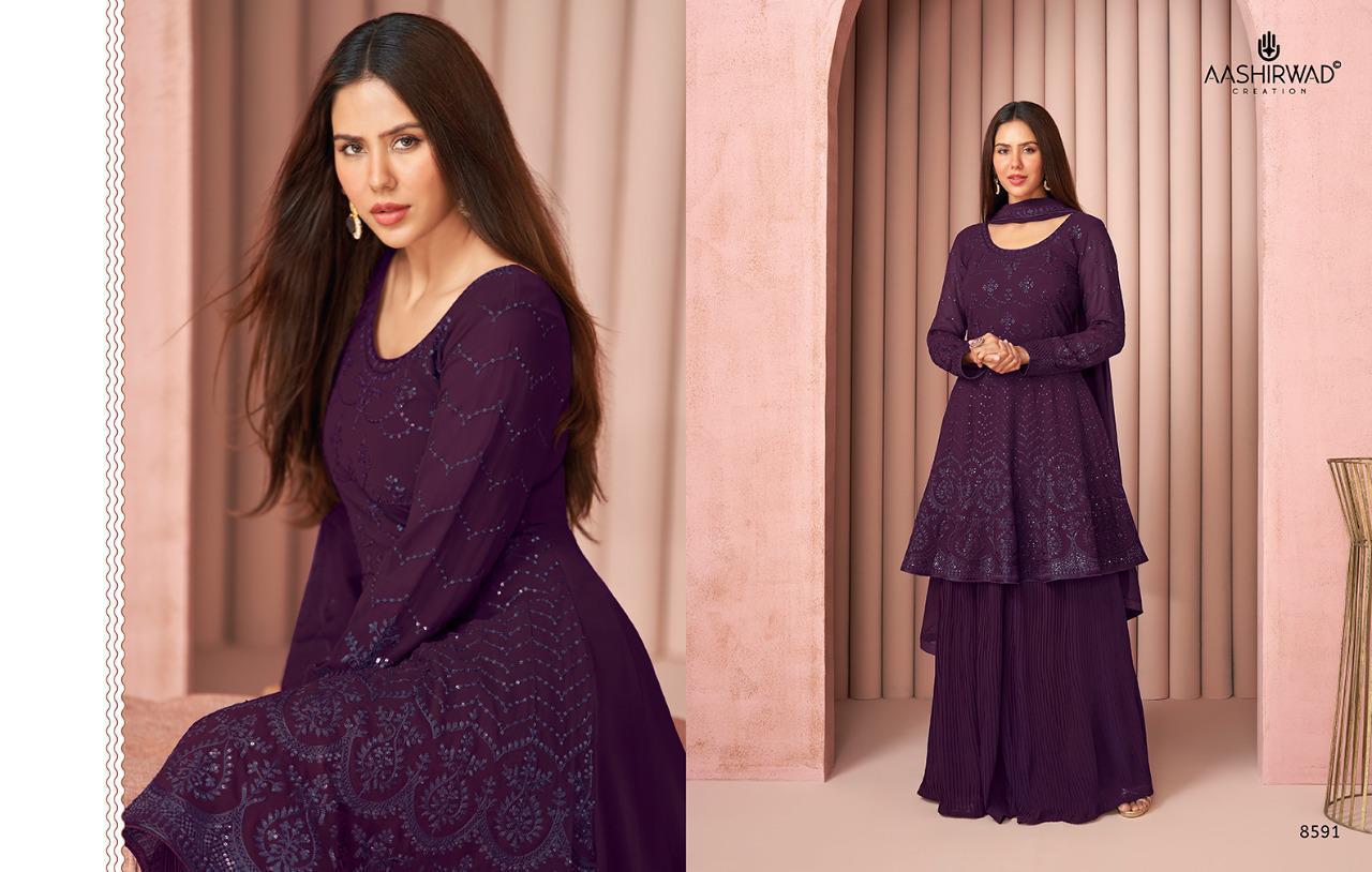 AASHIRWAD-CREATION-JUGNI-GEORGETTE-SALWAR-SUITS-WHOLESALE-3