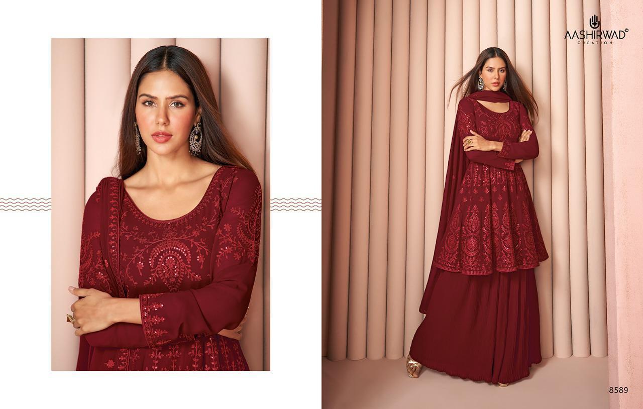 AASHIRWAD-CREATION-JUGNI-GEORGETTE-SALWAR-SUITS-WHOLESALE-9