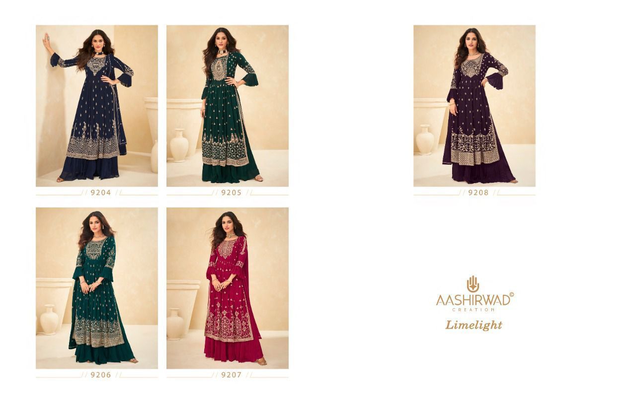 AASHIRWAD-CREATION-LIME-LIGHT-GEORGETTE-SALWAR-SUITS-CATALOGUE-3
