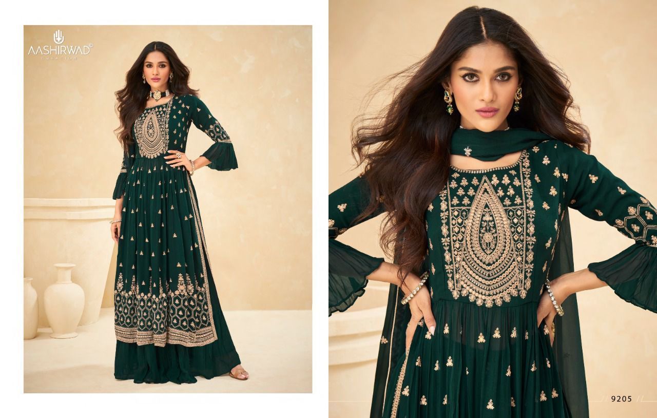 AASHIRWAD-CREATION-LIME-LIGHT-GEORGETTE-SALWAR-SUITS-CATALOGUE-7