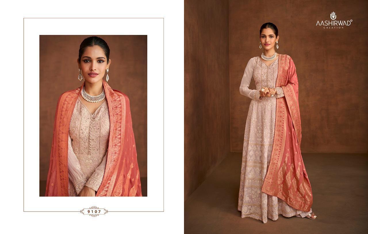 AASHIRWAD-CREATION-NOURA-GEORGETTE-SALWAR-SUITS-SUPLLIER-3