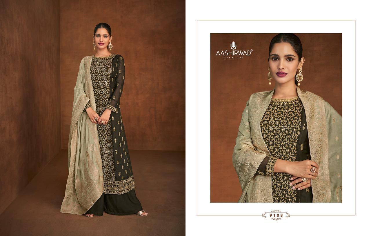 AASHIRWAD-CREATION-NOURA-GEORGETTE-SALWAR-SUITS-SUPLLIER-4