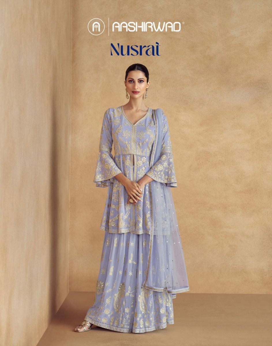 AASHIRWAD-CREATION-NUSRAT-DESIGNER-REAL-GEORGETTE-SUIT-SUPPLIER-IN-SURAT-1