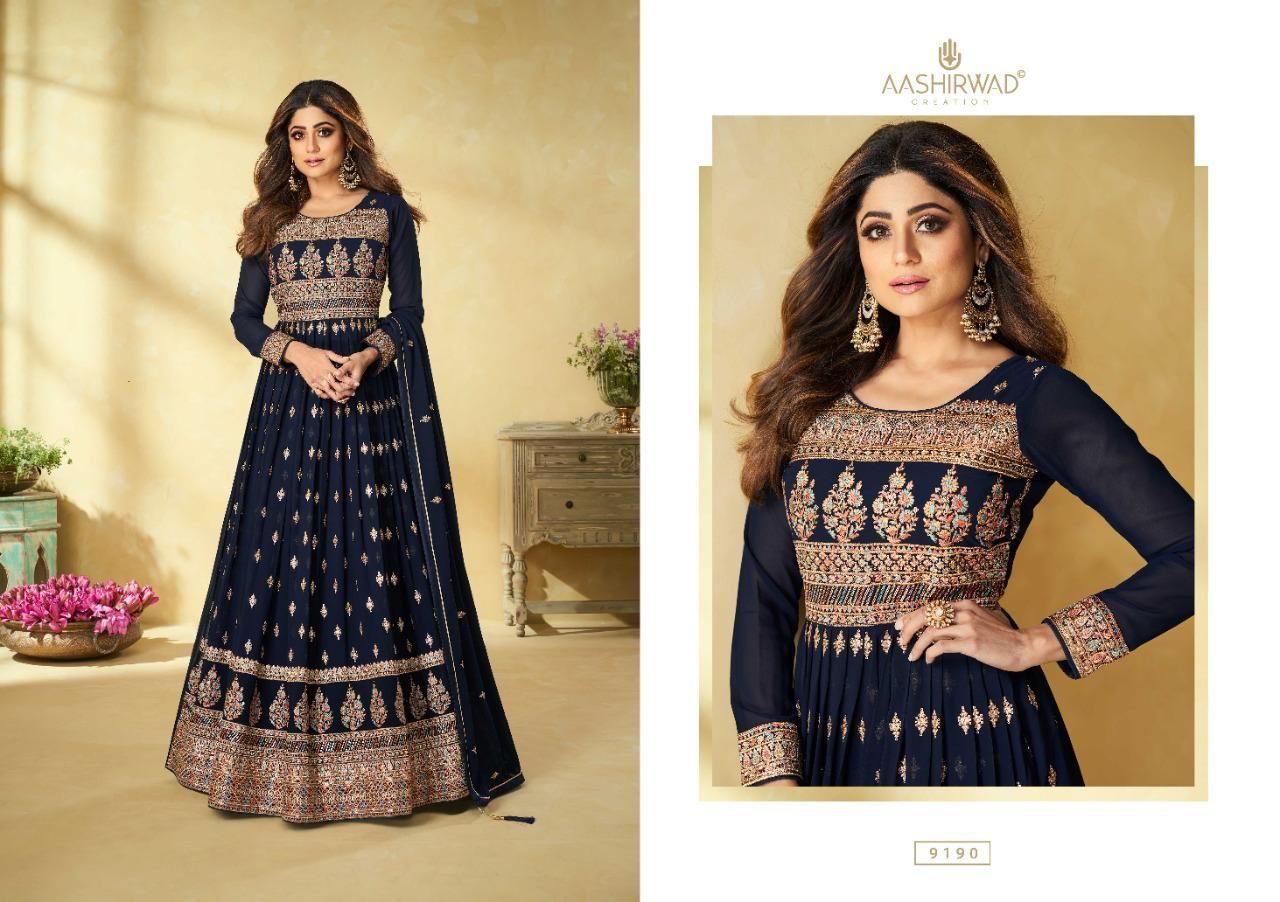 AASHIRWAD-CREATION-SAARANG-GEORGETTE-SALWAR-KAMEEZ-LATEST-CATALOGUE-4