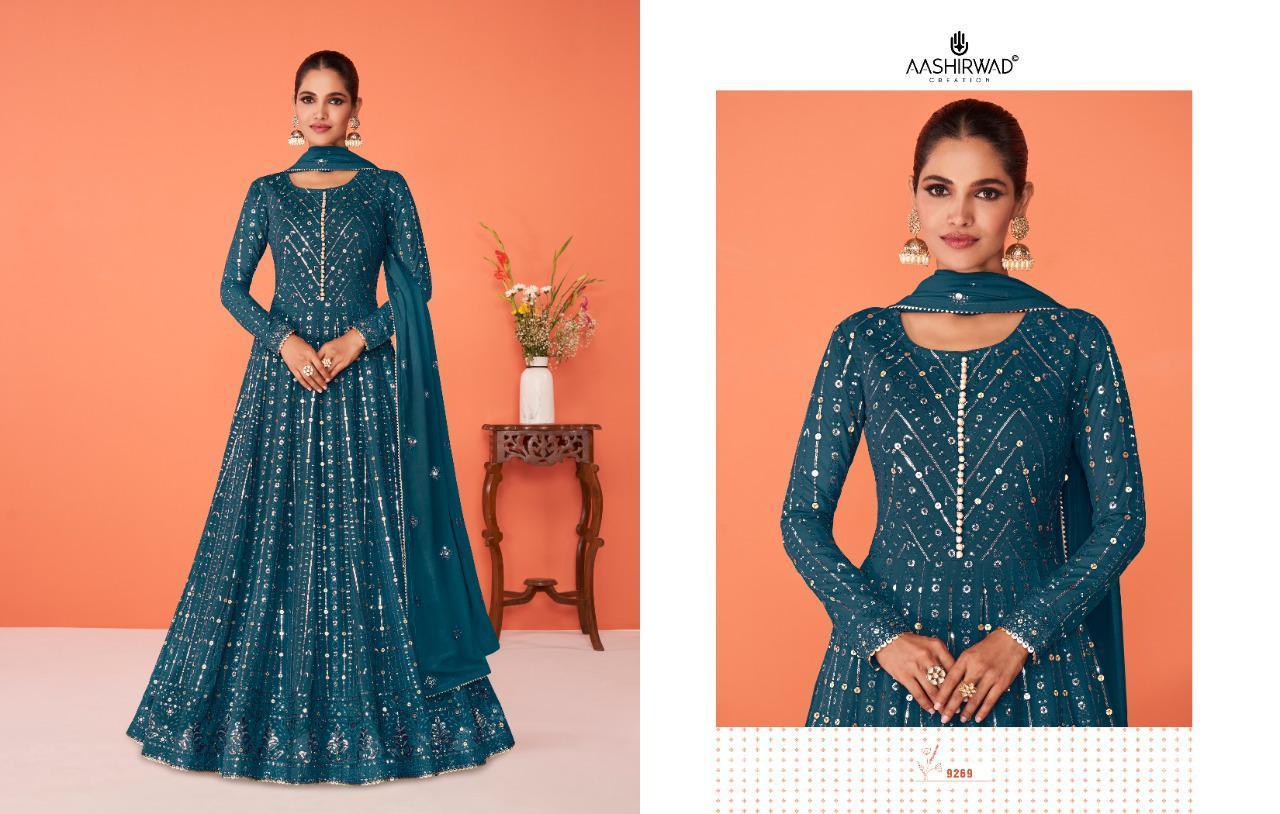 AASHIRWAD-CREATION-SHEHNAAZ-GEORGETTE-SALWAR-SUITS-WHOLESALE-2