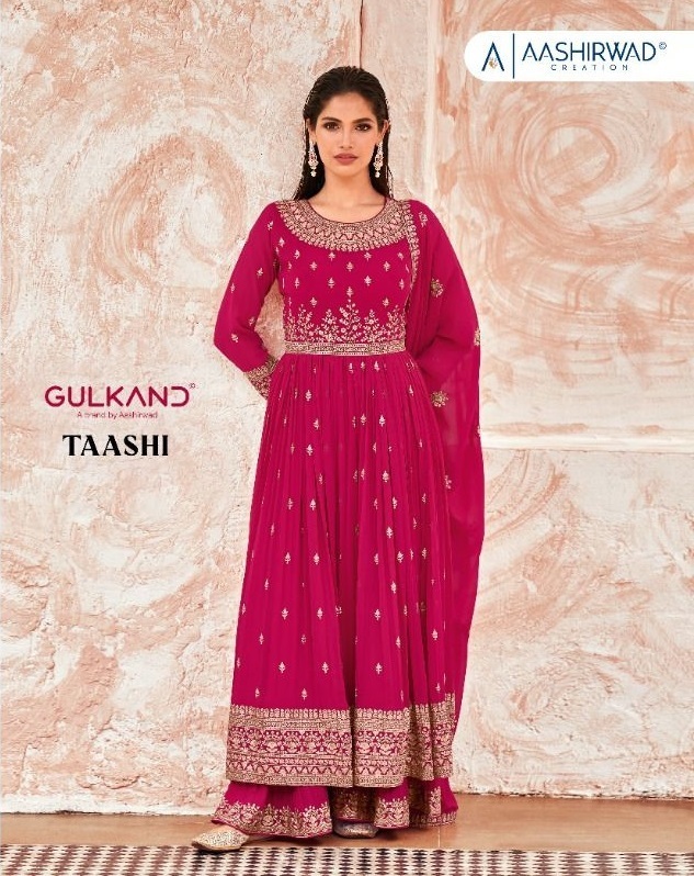 AASHIRWAD-CREATION-TAASHI-GEORGETTE-SALWAR-SUITS-WHOLESALER-SURAT-1