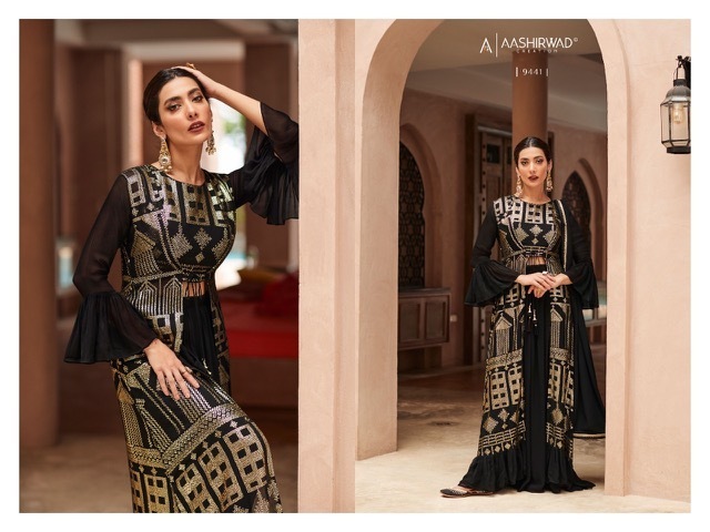 AASHIRWAD-CREATION-ZARA-CHINON-GEORGETTE-SALWAR-SUITS-WHOLESALE-5