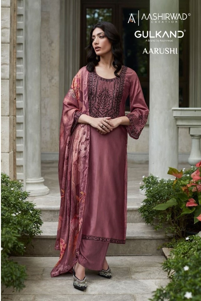 AASHIRWAD-GULKAND-AARUSHI-DREAM-SILK-SUITS-WHOLESALER-SURAT-1