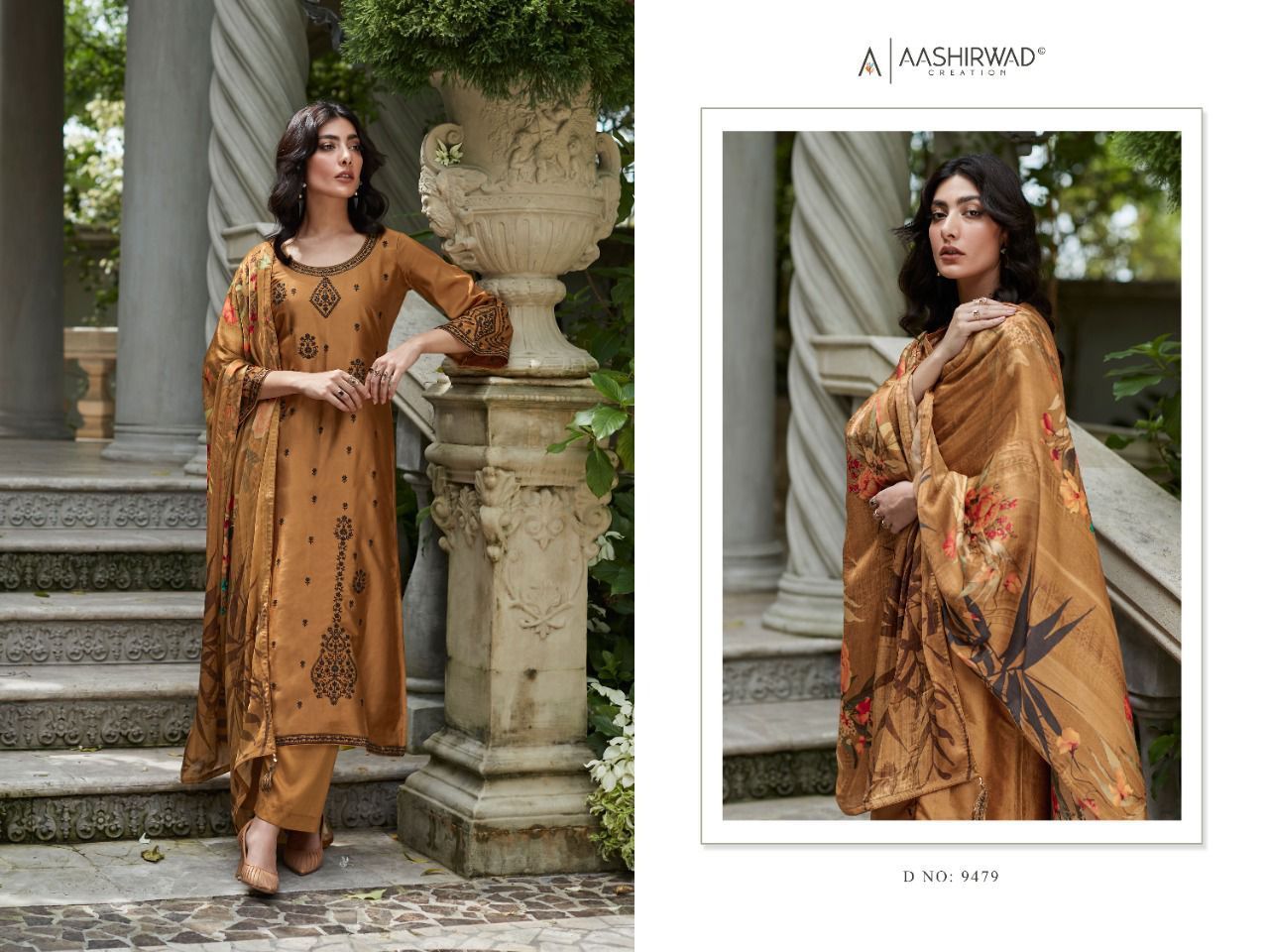 AASHIRWAD-GULKAND-AARUSHI-DREAM-SILK-SUITS-WHOLESALER-SURAT-4