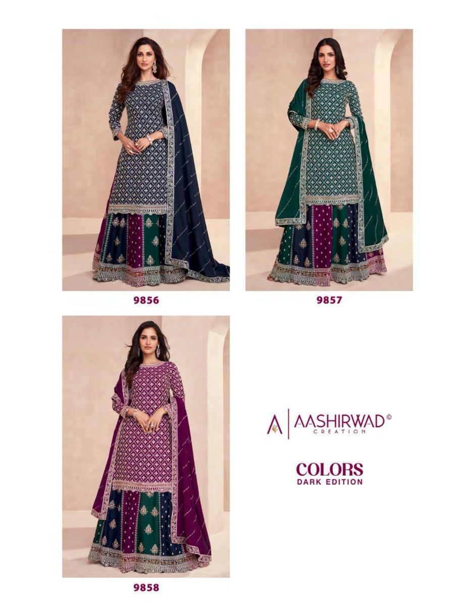 AASHIRWAD-GULKAND-COLORS-DARK-EDITION-CHINON-SALWAR-SUITS-WHOLESALER-6