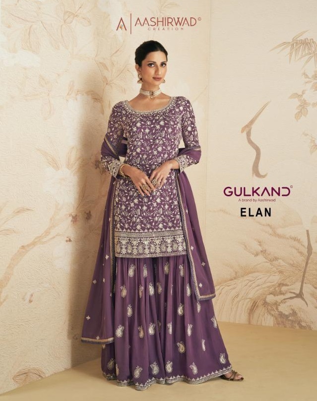 AASHIRWAD-GULKAND-ELAN-GEORGETTE-SALWAR-SUITS-SURAT-1