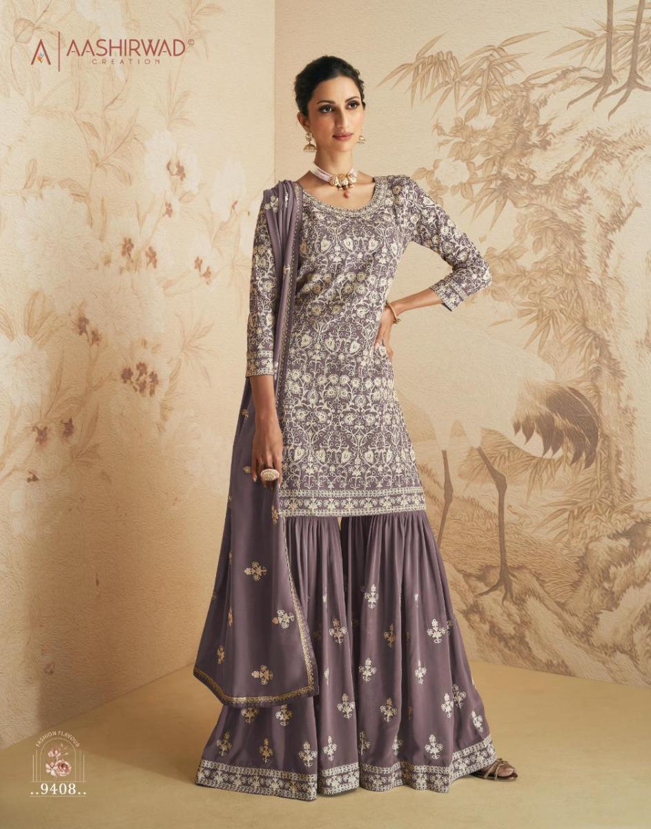 AASHIRWAD-GULKAND-ELAN-GEORGETTE-SALWAR-SUITS-SURAT-4