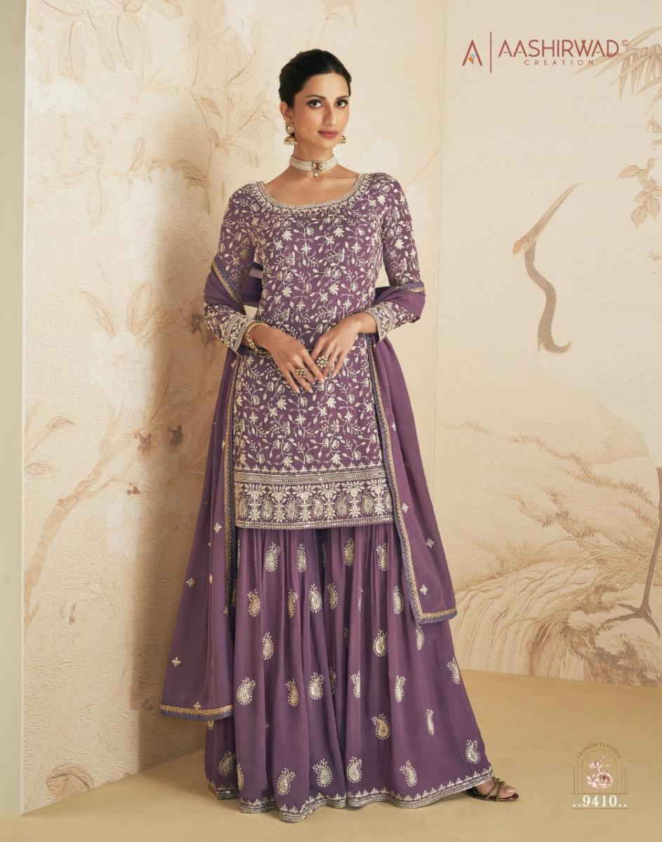AASHIRWAD-GULKAND-ELAN-GEORGETTE-SALWAR-SUITS-SURAT-8