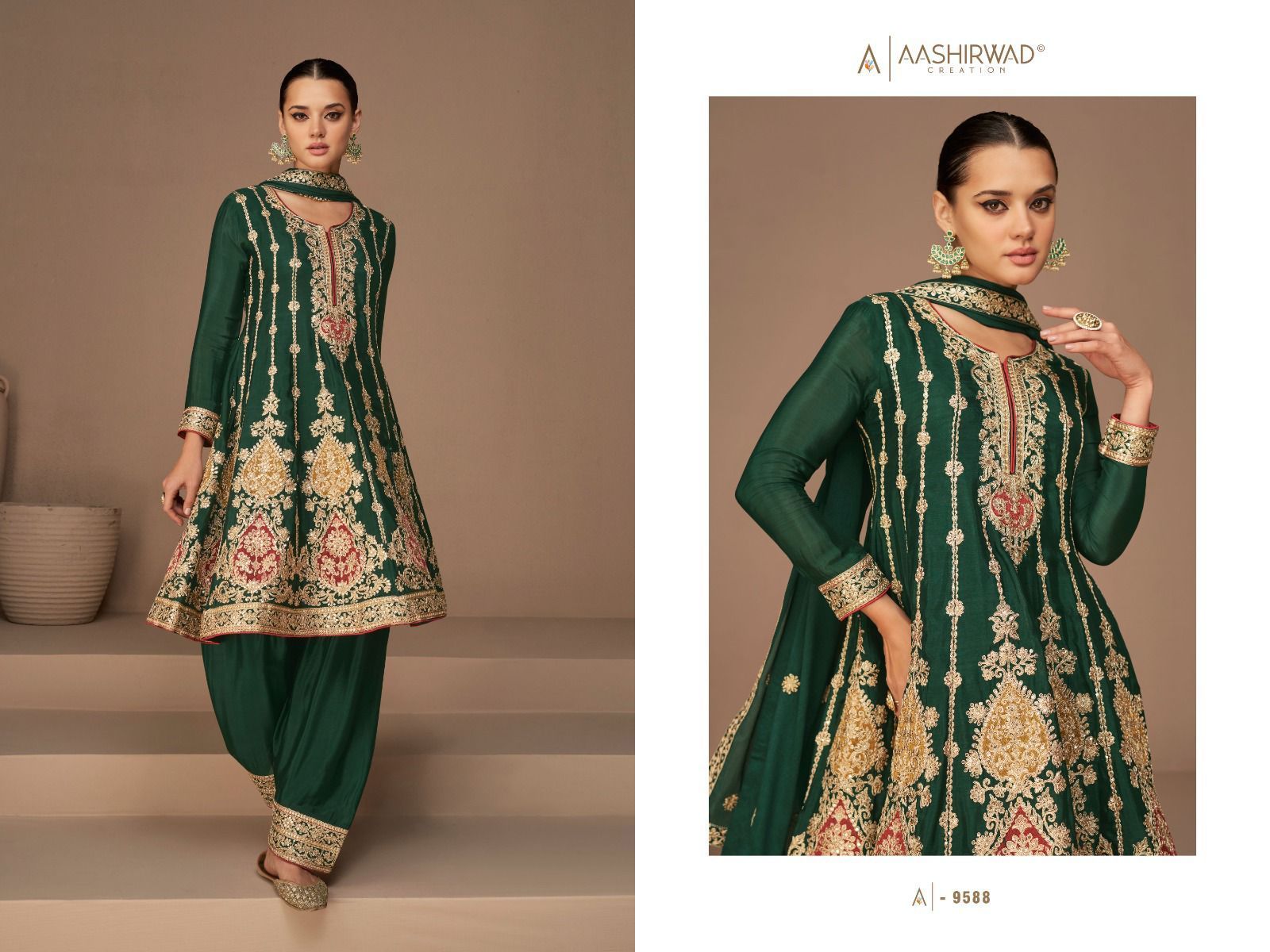 AASHIRWAD-GULKAND-HEENA-CHINON-SILK-SALWAR-SUITS-SUPLIER-SURAT-2