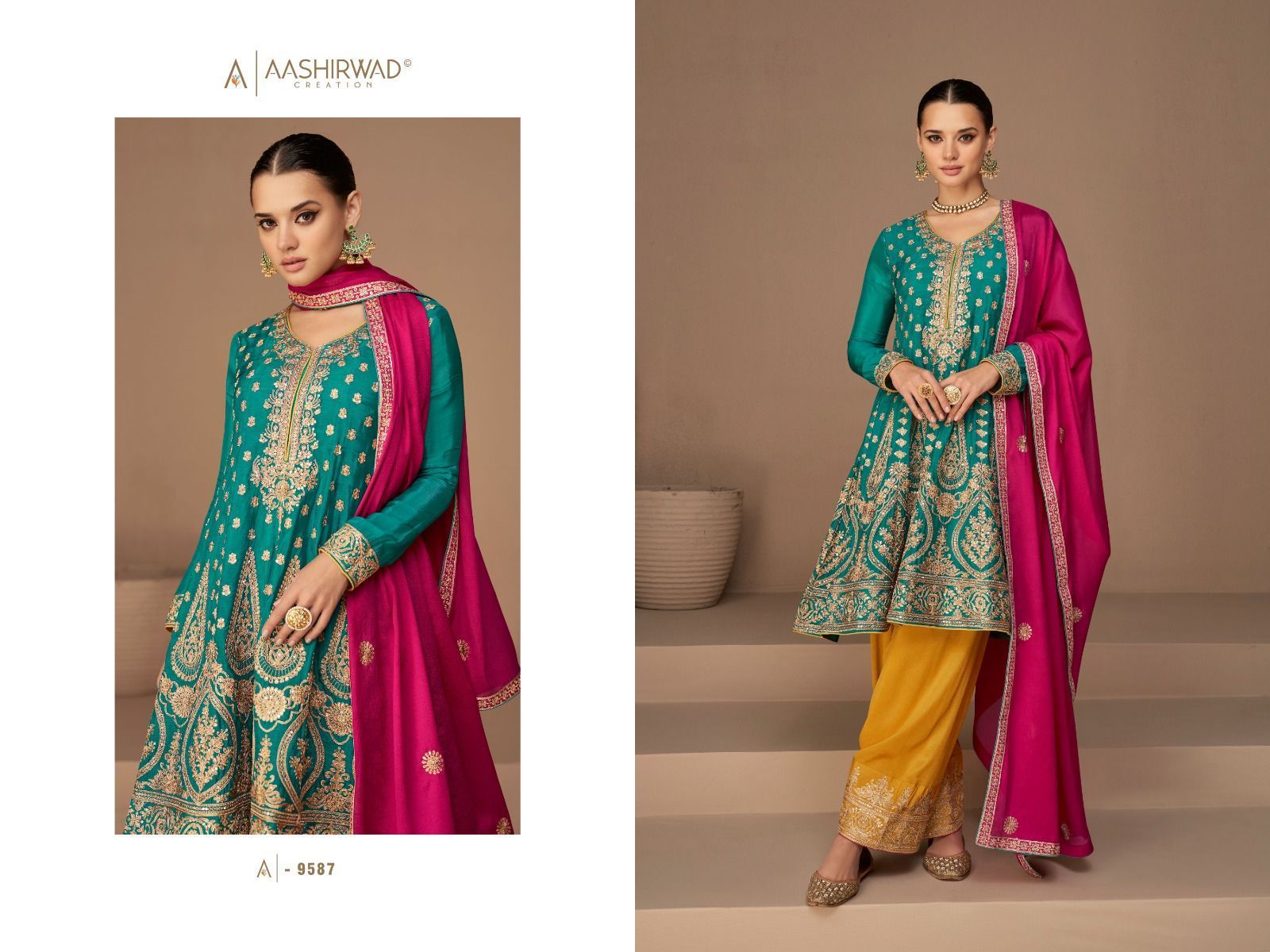 AASHIRWAD-GULKAND-HEENA-CHINON-SILK-SALWAR-SUITS-SUPLIER-SURAT-3